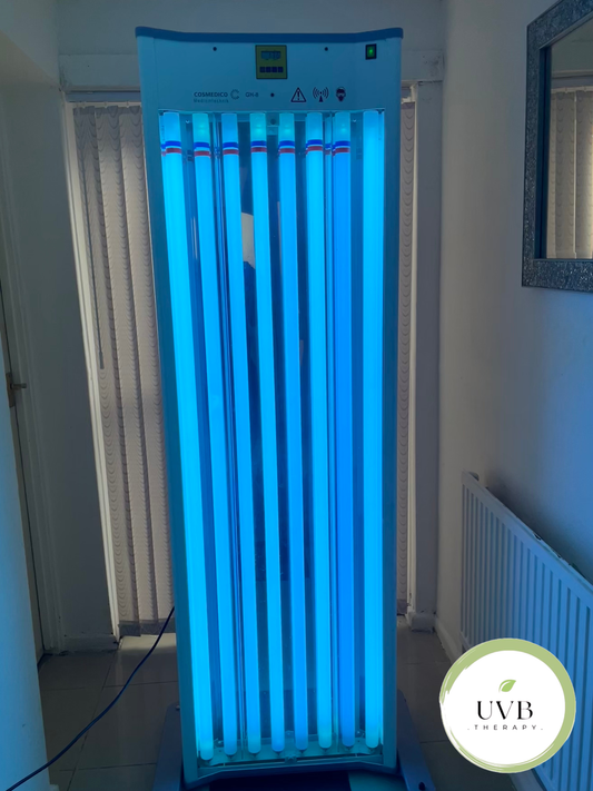 Cosmedico UVB Light Therapy Unit 8 Lamp At-Home Narrowband TL 100W/01 RRP £4,650 Psoriasis Eczema Vitiligo