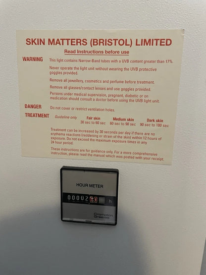 UVB Light Therapy Cabinet Unit 20 Philips TL 100W/01 UVB lamps RRP £6695 At-Home Photo Therapy Treat Psoriasis Eczema Vitiligo